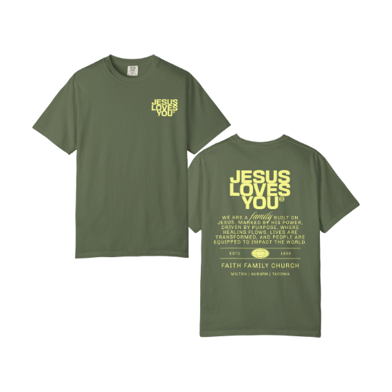 JESUS LOVES YOU | Garment-Dyed T