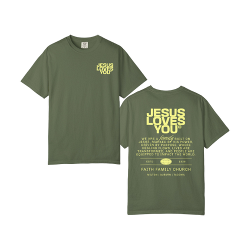 JESUS LOVES YOU | Garment-Dyed T