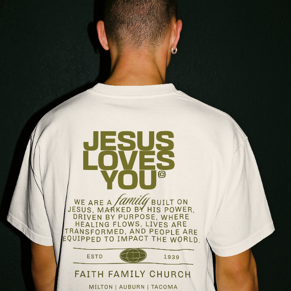 JESUS LOVES YOU | Garment-Dyed T